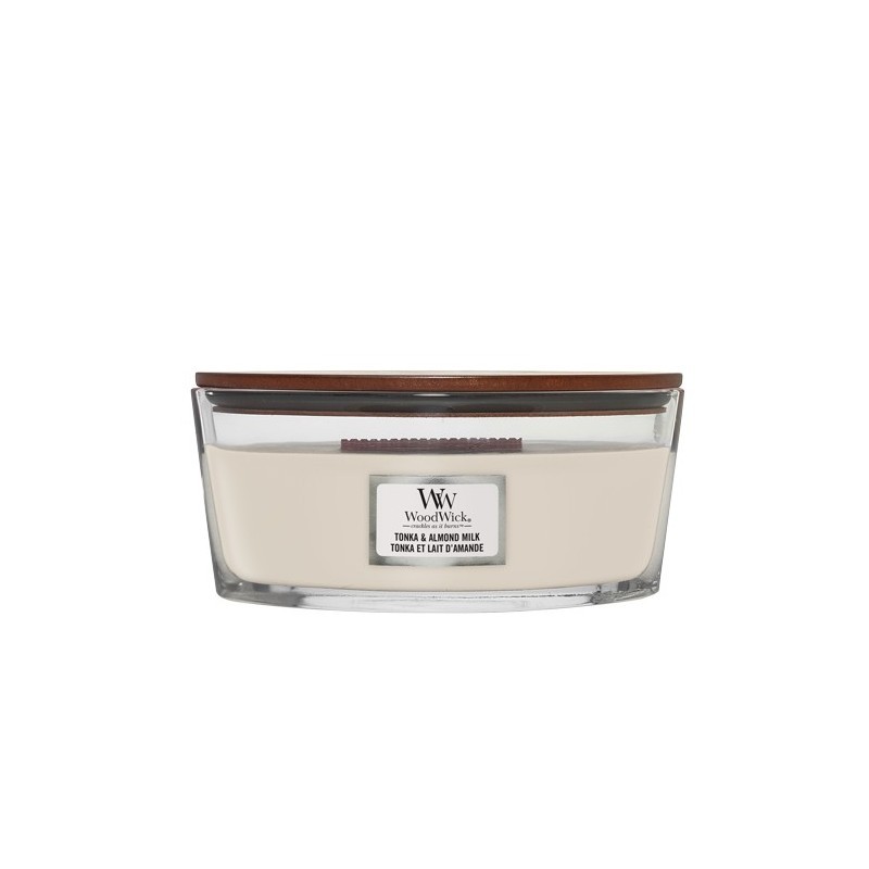 WoodWick Świeca TONKA & ALMOND MILK