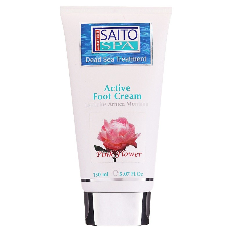 SAITO SPA Active Foot Cream Pink Flower
